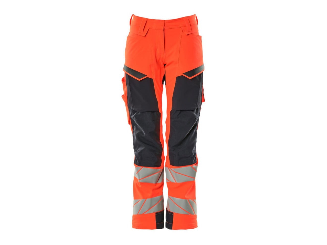 Calças Grandes Com Bolsos Para Joelheiras Accelerate Safe 19078 Laranja 48 / 30 MASCOT
