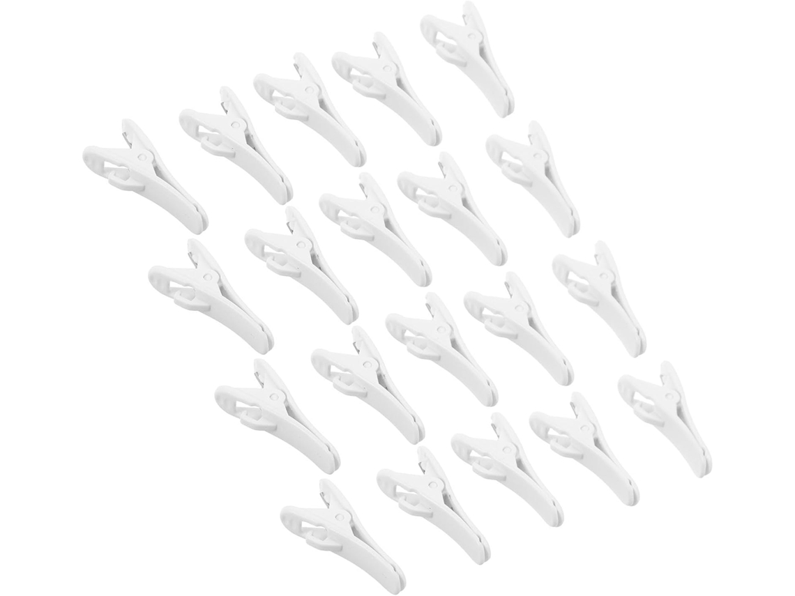 Jojofuny 40 Peças Clip Para Écouteurs Blanc En Plastique Prize Sécurisée Et Anti - Enchevêtrement, Supportant