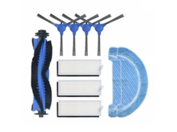 Ad-escova lateral filtro hepa pano mop para cocotec conga 1090 robô aspirador de pó peças acessórios kit de substituição