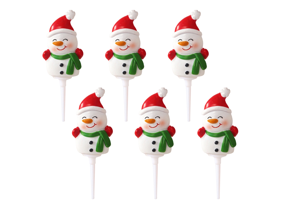 Laxiscreed Ornamentos De Resina Para Decoração De Natal, Bolos E Cena Pastelaria
