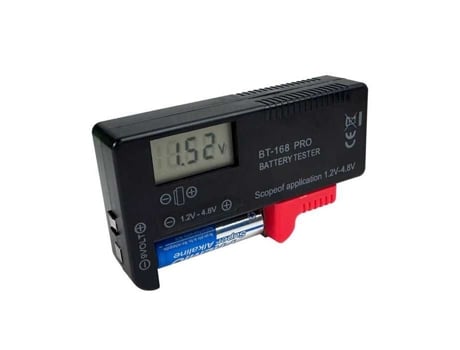Testador De Bateria Digital Bt 168 Pro, Verificador De Bateria Aaa C D 9 V 1,5 V 18650, Lítio, Pilhas De Botão Ociodual