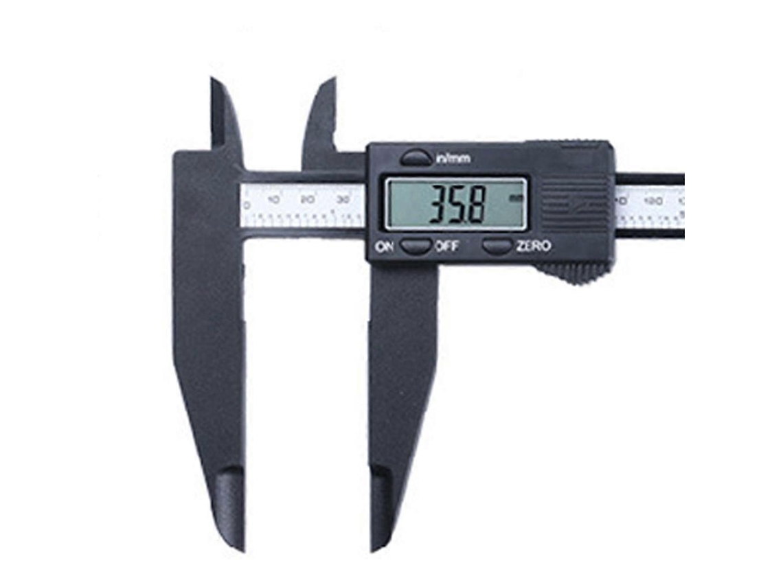 Paquímetro Digital De Plástico Lcd De 12 Polegadas E 300 Mm Paquímetro Digital Vernier Slowmoose