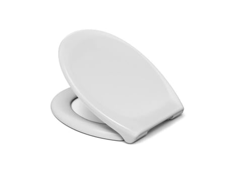 Assento Sanitário Pebble Beach Branco 46x38,3x4,9cm Cedo