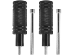Suporte Para Farol De Neblina Em Liga De Alumínio Preto, 2 Peças.