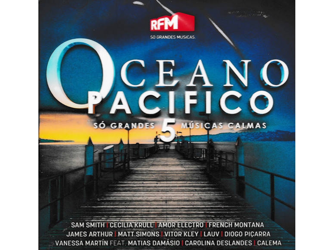 CD Oceano Pacífico 5 - Só Grandes Músicas Calmas