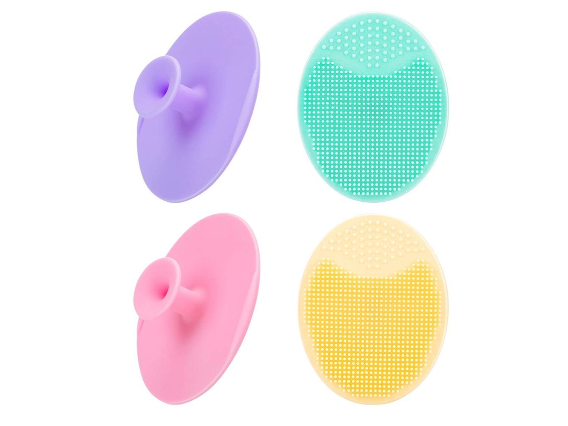 Pcs Cepillo De Limpeza Facial De Silicone Exfoliante Massajador Para Limpeza Profunda, Acne, Pontos Negros, Cuidado Da Pele