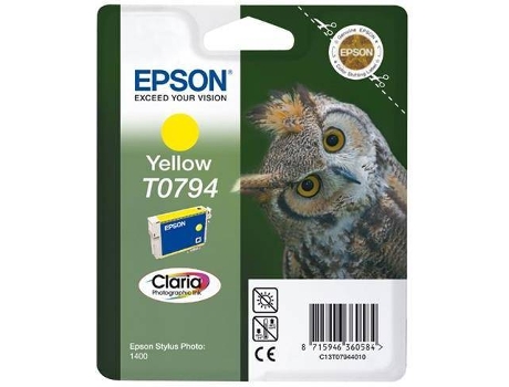 Tinteiro EPSON T0794 Amarelo — Amarelo
