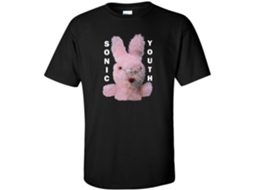 Sonic Youth Dirty Bunny Black T shirt ROCKINSTONE Unisex Adults Best Sellers Size:m