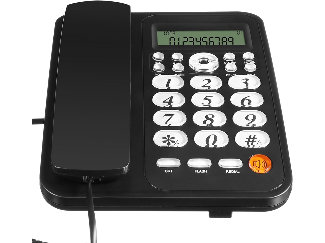 Telefone Com Fio E Identificador De Chamadas Para Casa E Escritório.