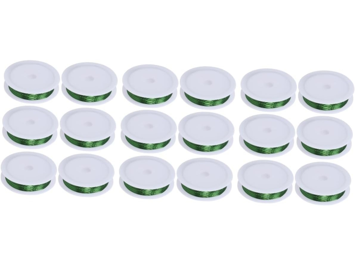 18 Rolos De Arame De Jardim Prático, Abraçadeiras De Metal Reutilizáveis