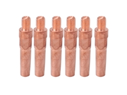 10 Peças De Bico Condutor De Cobre Para Maçarico De Solda, Consumíveis M6, 8.8x40x1.2mm