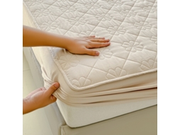 Capa De Colchão , 150x200cm , Serve Para Colchões De 5,1 A 30,5 Cm De Altura. Castanho Claro Hexinyigjly