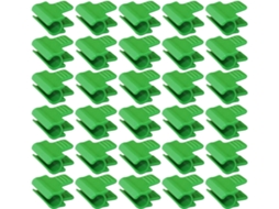 30 Peças Pinça De Estufa 8mm Para Rede De Sombra,clipe Para Tubo E Filme De Estufa,pinça De Plástico Para Rede Btforus