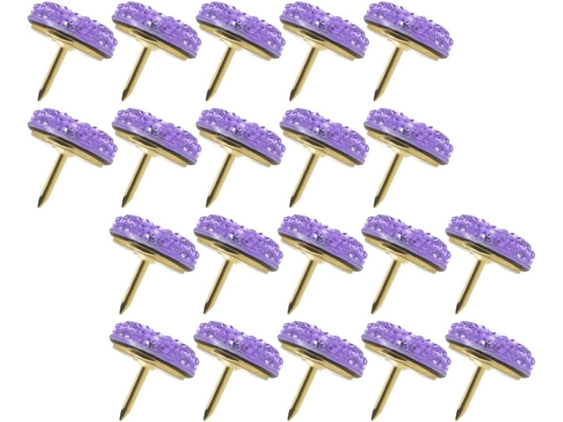 20 Tachinhas Redondas De Metal Brilhante Para Quadros Cortiça, Decorativas E Versáteis, Ideais Para Escritórios E Salas