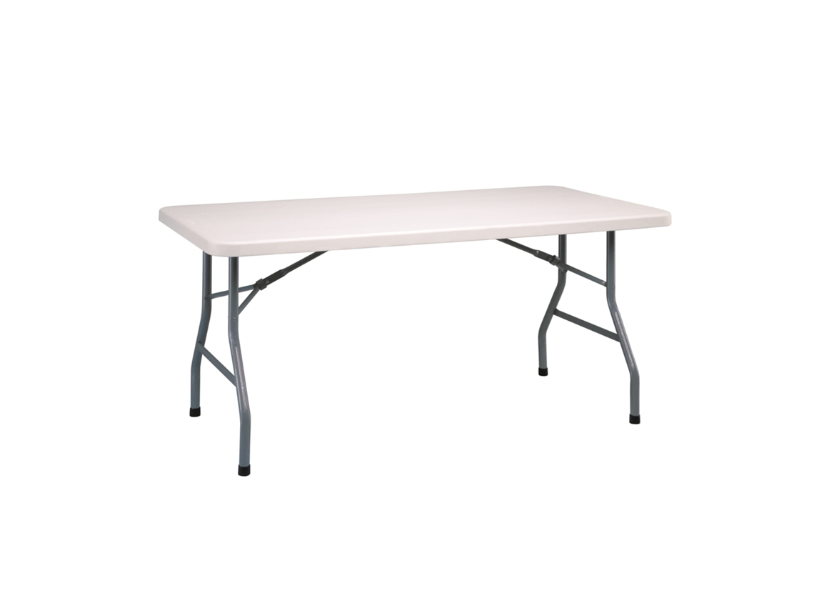 GARBAR Mahler Mesa Rectangular Dobrável Interior e Exterior 152X76 Cinza