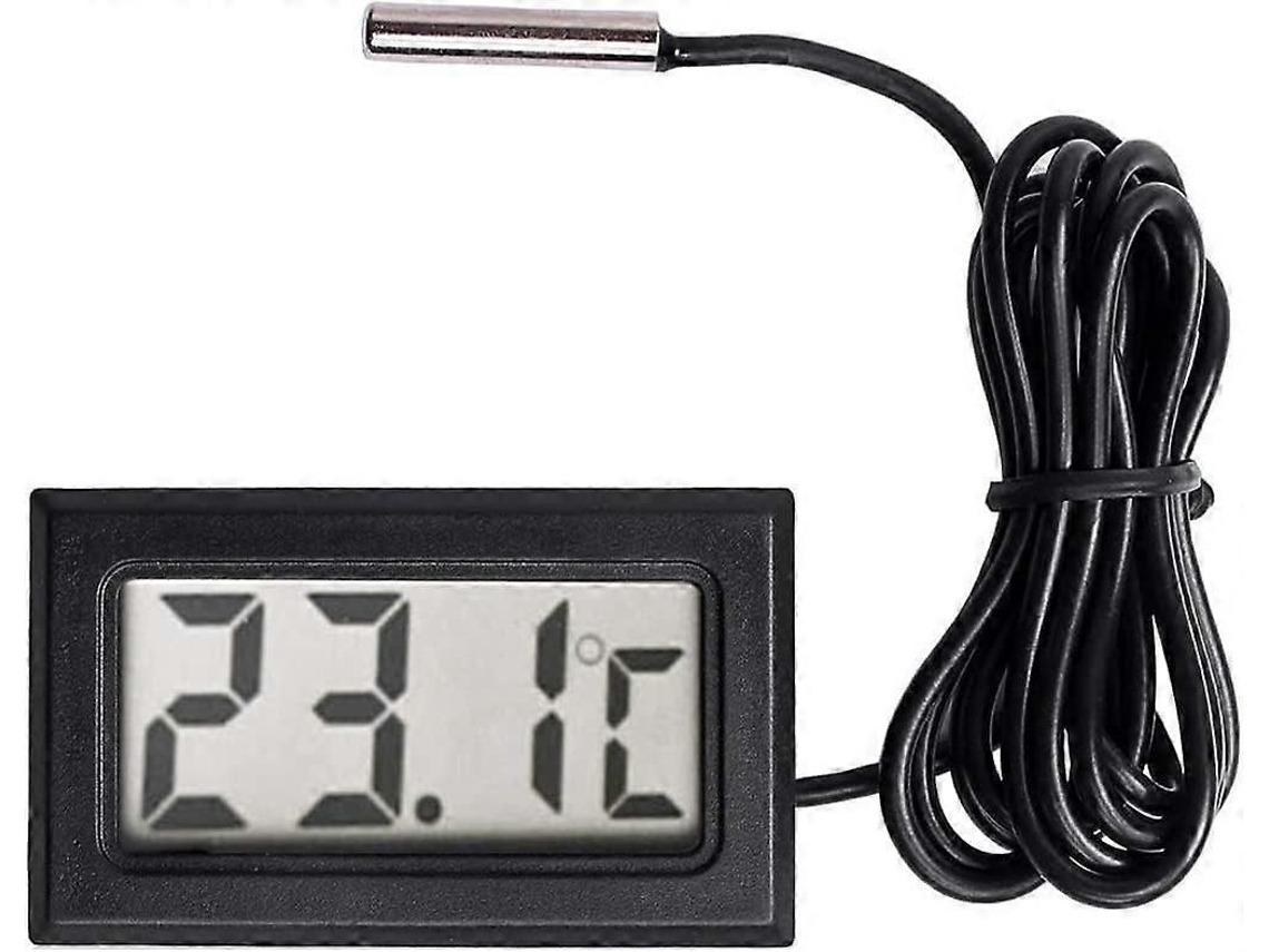 Termômetro Digital Com Lcd, Sonda E Sensor De Temperatura, Faixa De -50°c A +110°c