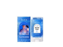 Pincel Glitter Corporal Azul Decoração