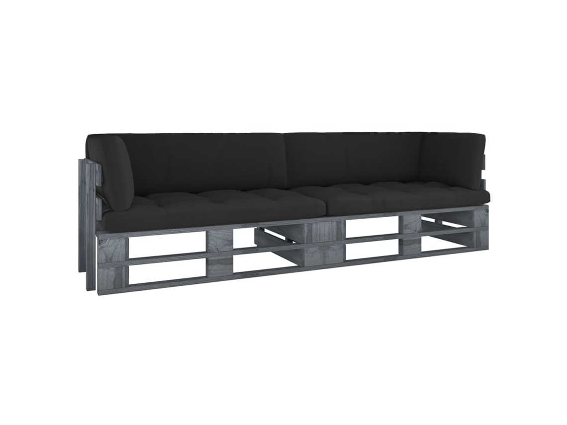 Pallet Sofa, Pallet Sofas Vidaxl Cinzeto Madeira De Pinho (n/a)