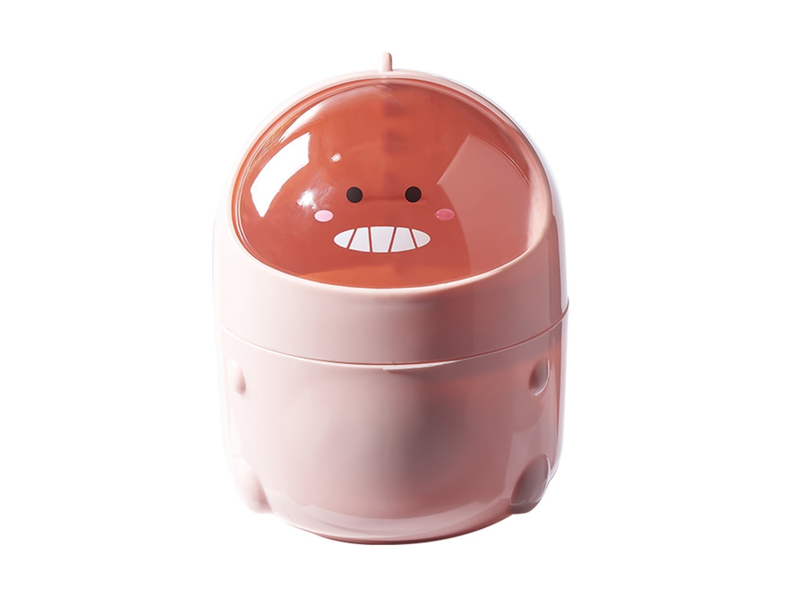 Lixeira de Mesa Plástica com Tampa Mini | S/MARCA