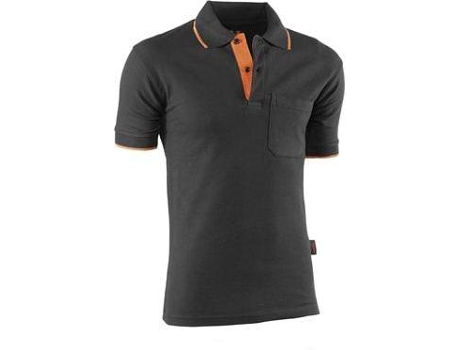 Polo JUBA Preto e Laranja - Top Range (XL)