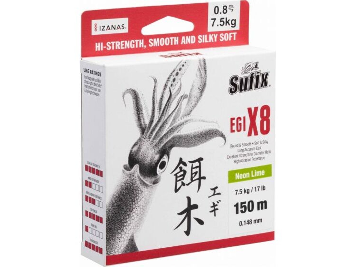 Trança para Carpas SUFIX Egi X8