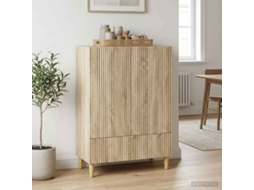 Vidaxl Buffet Carvalho Sonoma 66 X 34,5 X 95 Cm Derivados De Madeira