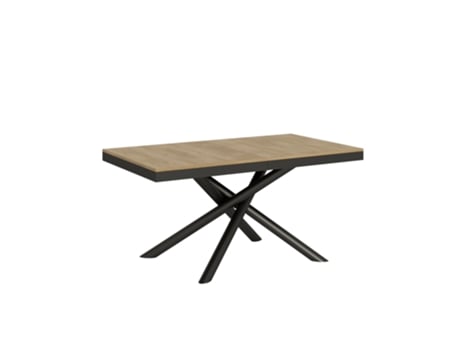 Mesa de Refeição ITAMOBY Famas Evolution (90x160/420 - Painéis em Melamina - Carvalho Natural)