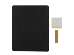 Mouse Pad De Computador Preto Com Duas Faces, Anti-deslizante E Quadrado De Posicionamento De Alta Precisão