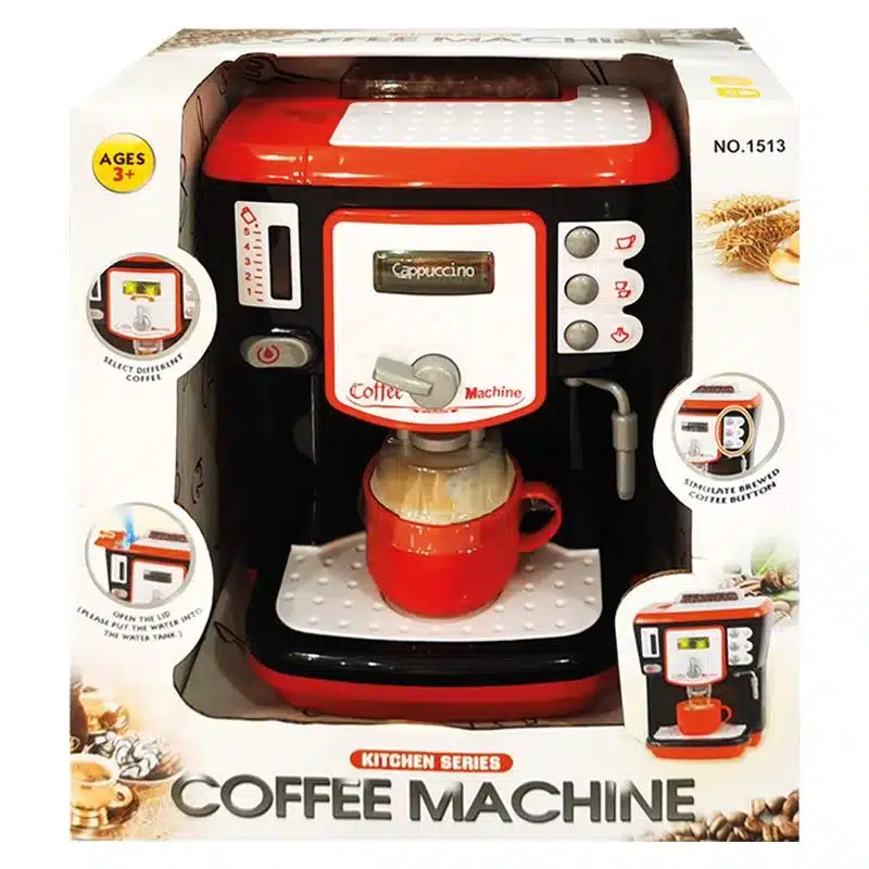 Cafetera Grande Infantil Color Rojo Con Luces Y Sonido 1513 Innovatoys Innovatoysp24