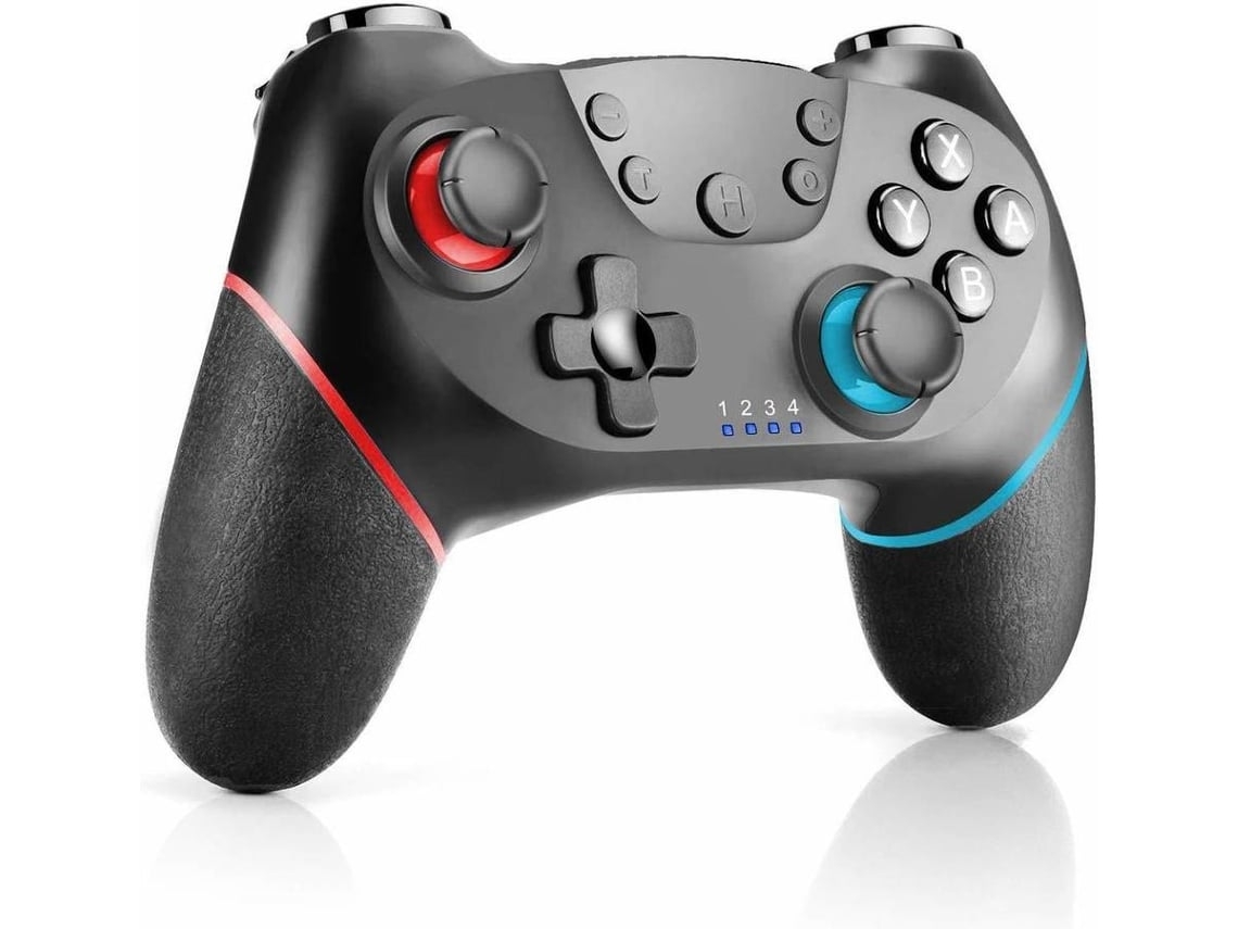 YIZHOOD Switch Controller Wireless Switch Controller com Bluetooth / Gyro Axis Dual Turbo Motorpreto YIZHOOD