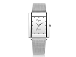 Reloj Hombre Lvpai De Cuarzo Con Correa De Aleación Dial Rectangular Blanco Analógico