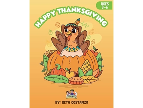 Livro Thanksgiving Activity Workbook For Kids! De Beth Costanzo (inglês)