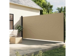 Vidaxl Toldo Lateral Retrátil 220x300 Cm Bege