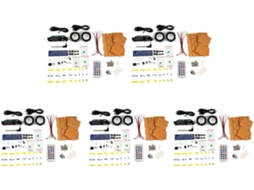 Kit com 5 Alto falantes Bluetooth para Montagem Própria, com Rádio Fm de 87,5 a 108 Mhz. SFUSHOS