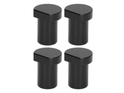 4pcs Blocos Limitadores Bancada De Marcenaria Pinos De Travamento 20mm Diametro Preto