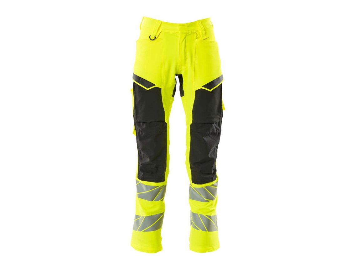Calças Grandes Com Bolsos Para Joelheiras Accelerate Safe 19479 Amarelo 60 / 35 MASCOT