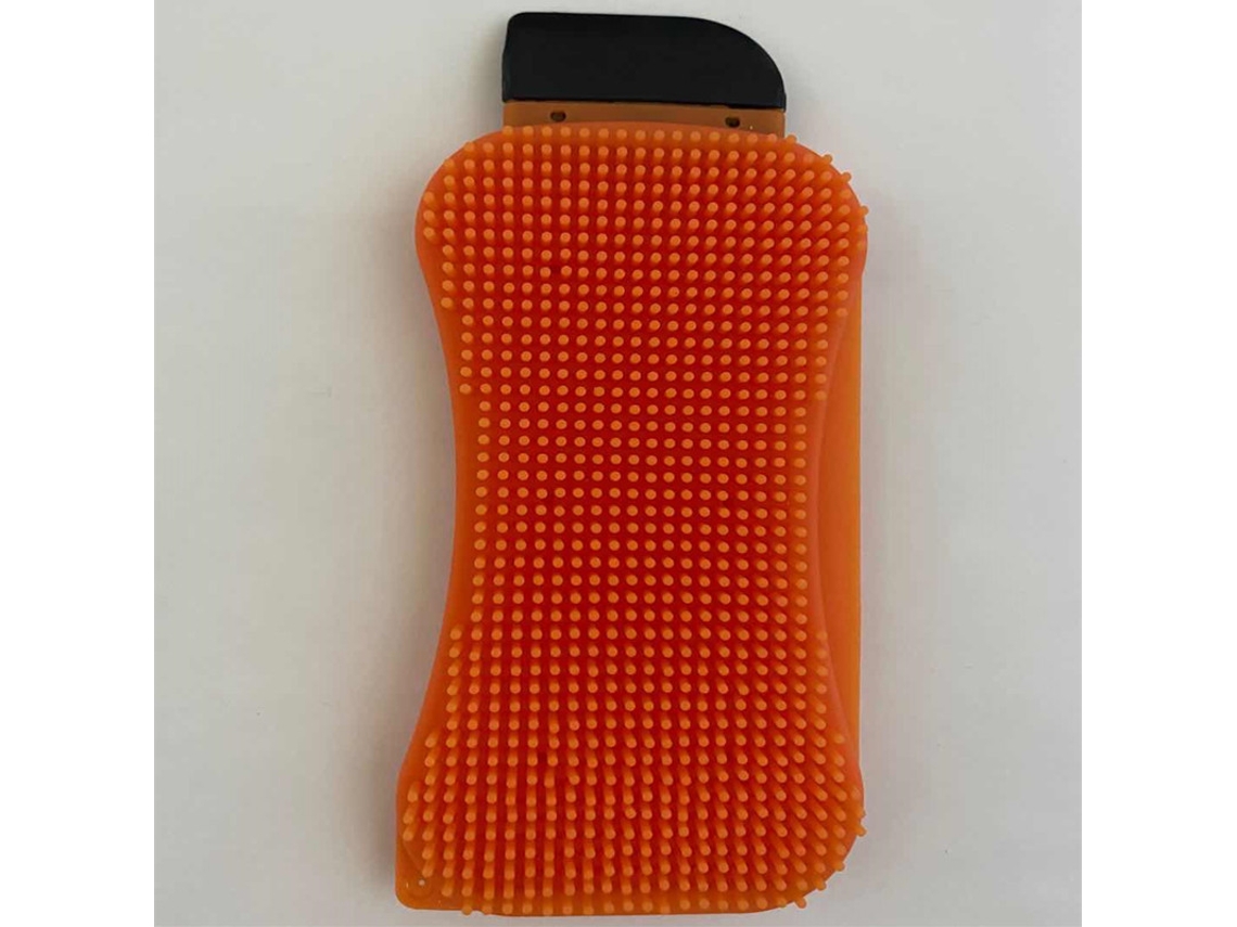 Raspador De Limpeza Silicone Laranja