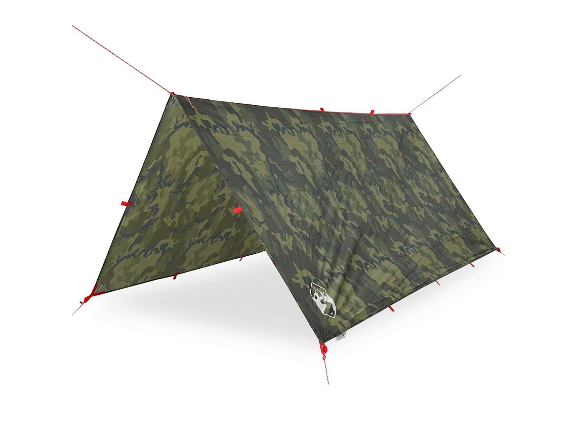 Camping Tarp, Camping Tarps Vidaxl Verde Poliéster (366 X 306 Cm)