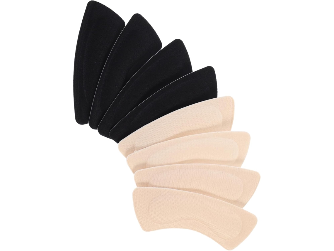 Healeved Conjunto De 4 Pares Protetores Calcanhar Autoadesivos Para Mulheres, Com Inserções Antiderrapantes Para