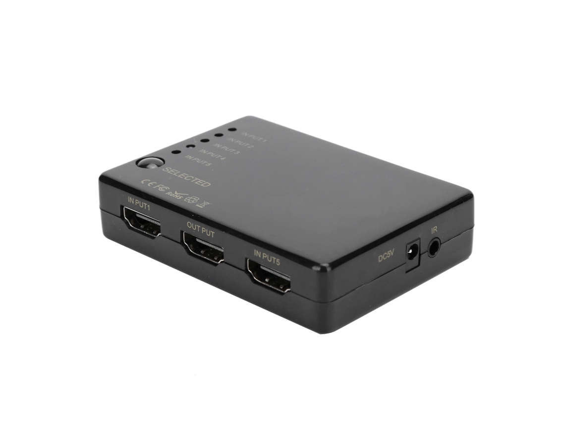 Comutador Hdmi 5 Portas LAXISCREED 4k com Controle Remoto