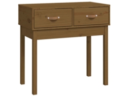 Console Table, Console Tables Vidaxl Marrom Madeira De Pinho (n/a)