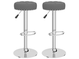 Bar Stool, Bar Stools Vidaxl Cinzeto Tecido (n/a)