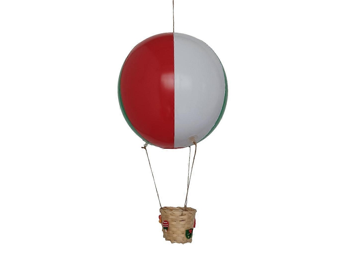 Balão De Ar Quente De Natal, Lanternas De Papel, Balão De Ar Pendurado Com Cesta De Bambu Olysi Shop