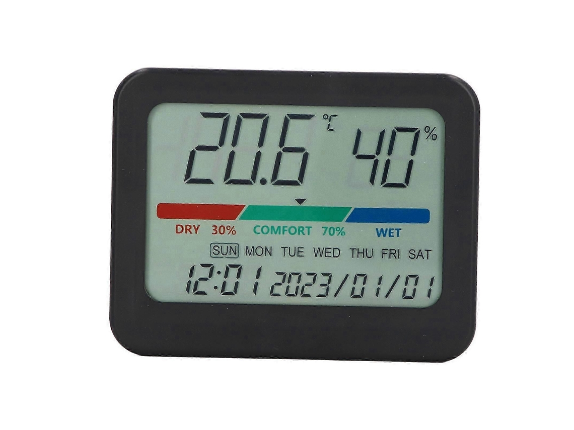 Monitor Digital De Temperatura E Umidade Com Calendário