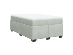 Box Spring Bed, Box Spring Beds Vidaxl Cinzeto Veludo (120 X 200 Cm)