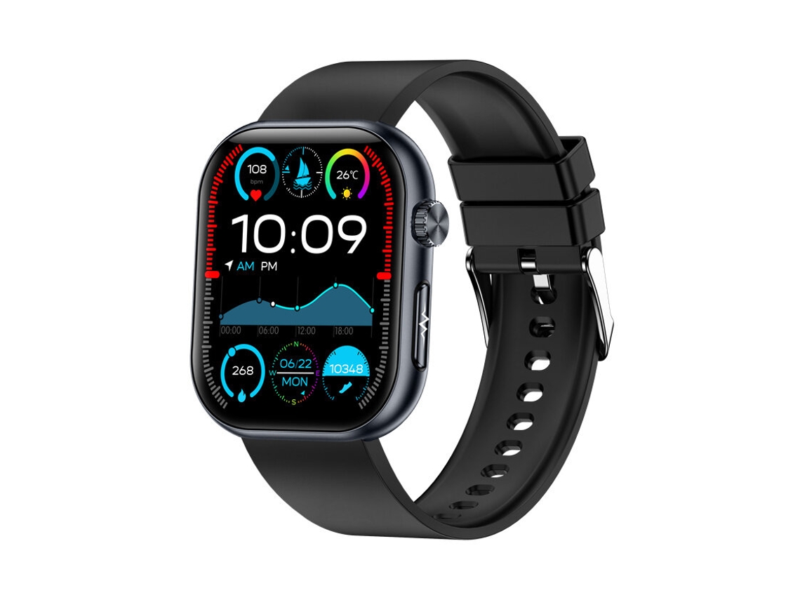 Relógio Inteligente Red Et587 Com Tela Amoled De 1,96inch,função Ecg,exame Microfísico,chamada De Emergência Sos Bluetooth,à Prova D'água Ip68 Mdug