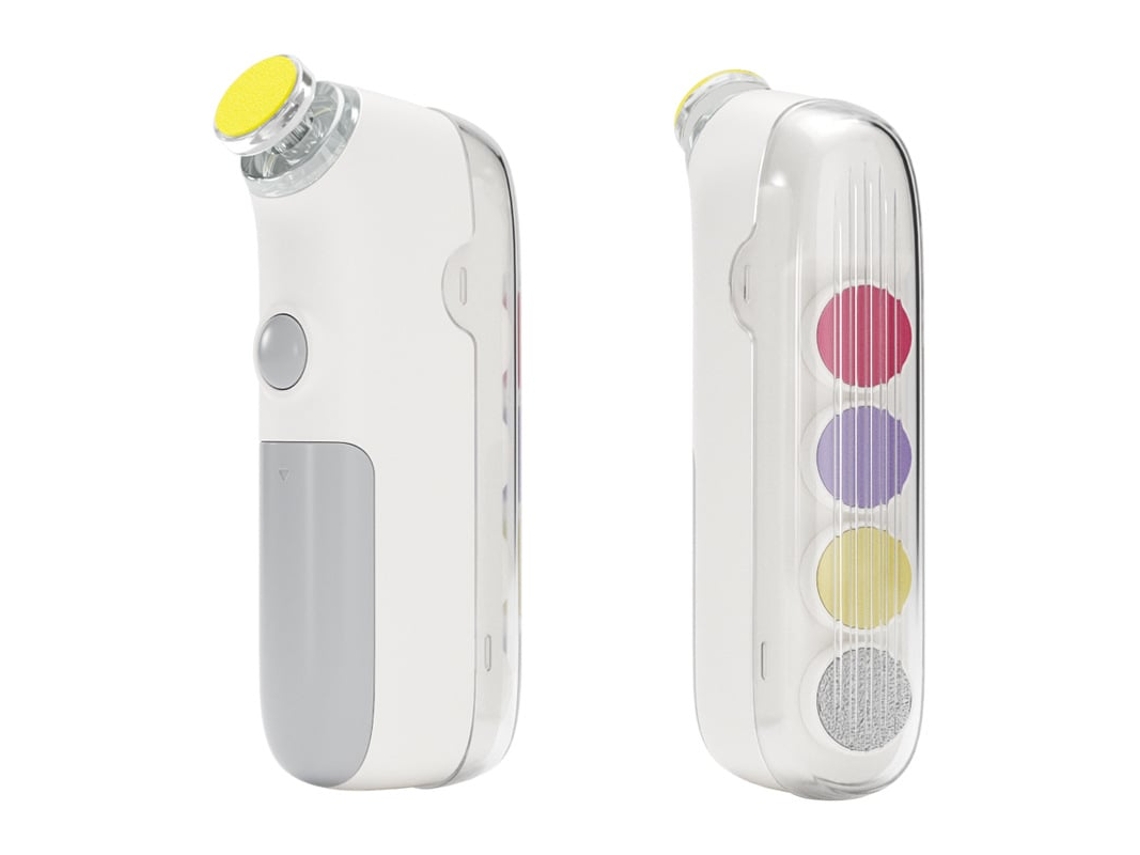 Corta-unhas elétrico para bebê com luz e 5 cabeças, cinza ZYBLSSBB