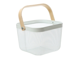 Cesto de Drenagem LAXISCREED Metal Branco para Cozinha