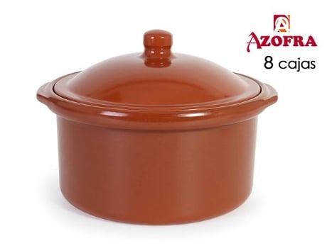 Tacho Azofra Cocote Barro Cozido 30 cm