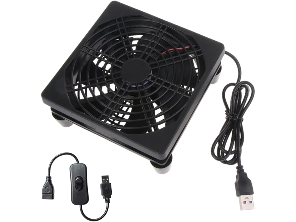 Ventilador portátil para carro, 12V, dispositivo de refrigeração, 15W, 3 ventiladores removíveis